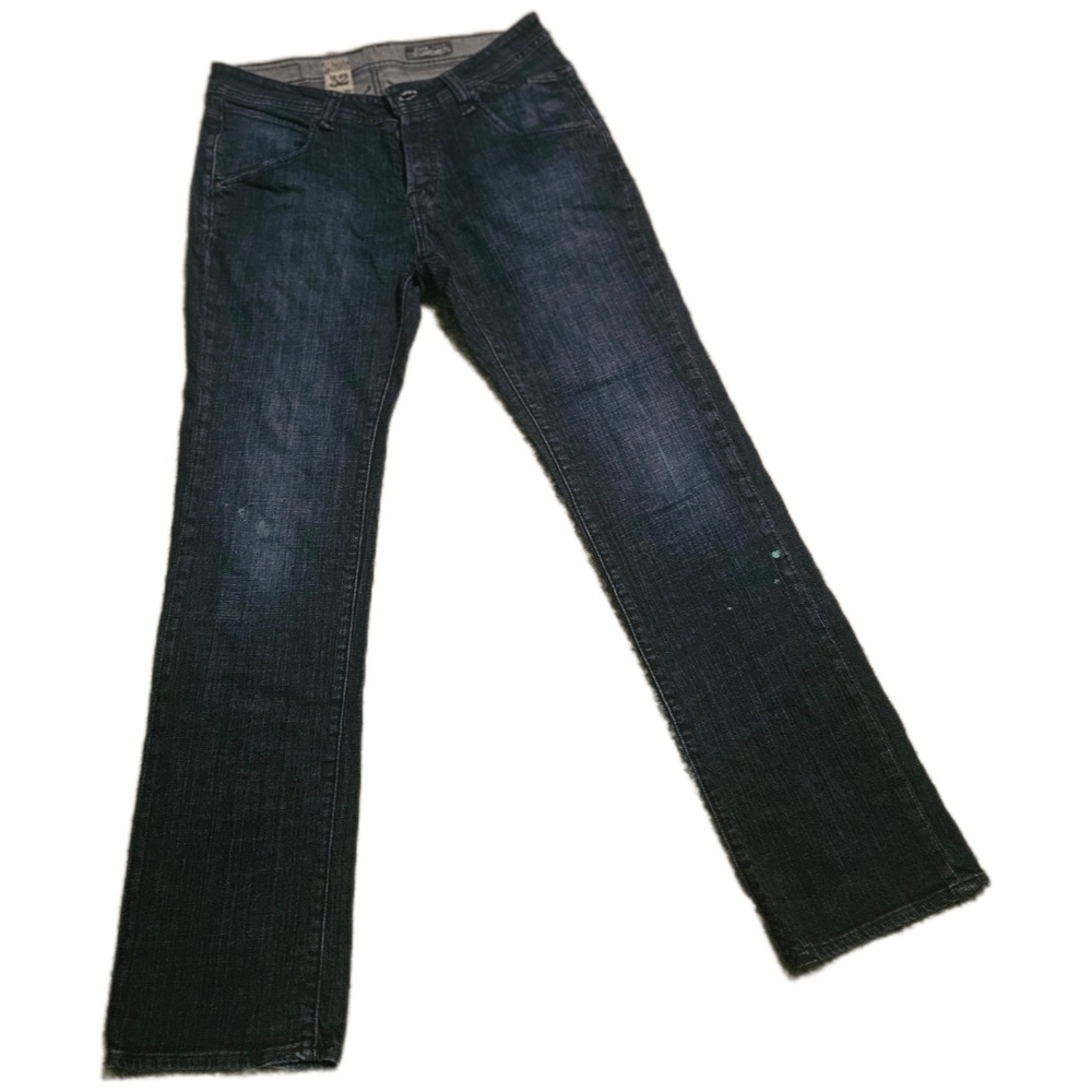 Volcom Men's Dark Wash Nova Straight Jeans Size 32 Button Fly